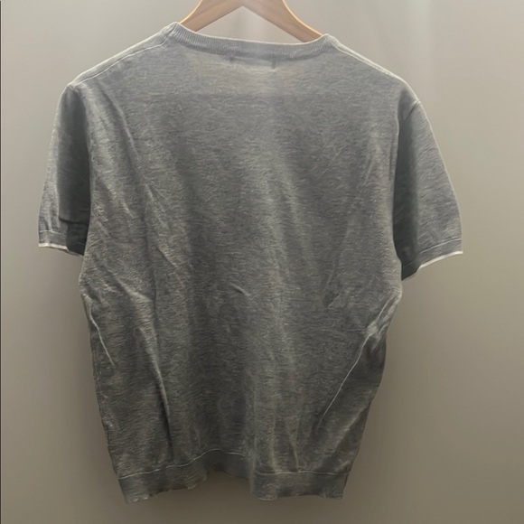 Gray Short Sleeve Sweater M - Picture 5 of 5